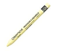 Caran d'Ache Neocolor II 011 Lot de 10 cires aquarellables jaunes (7500.011) / pastel (1 paquet) / en cire soluble dans l'eau/pour papier, carton, verre, bois, cuir, tissu, pierre