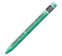 Caran d'Ache NEOCOLOR II 211 JADE/JADE GREEN (7500.211) / Pastel 10 pièces (1 pack) / en cire soluble à l'eau/pour papier, carton, verre, bois, cuir, tissu, pierre
