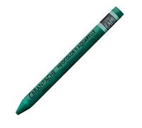 Caran d'Ache NEOCOLOR II 229 Vert foncé/vert foncé (7500.229) / Pastel (1 paquet) / Lot de 10 cires solubles dans l'eau/pour papier, carton, verre, bois, cuir, tissu, pierre
