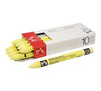 Caran d'Ache Neocolor II 240 7500.240 Lot de 10 pastels en cire aquarellable pour papier, carton, verre, bois, cuir, tissu, pierre