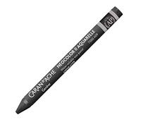 Caran d'Ache Neocolor II 409 Anthracite/gris anthracite (7500.409) / Pastel (1 paquet) / Lot de 10 (1 pièce) / en cire soluble à l'eau/pour papier, carton, verre, bois, cuir, tissu, pierre