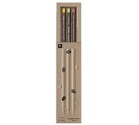 Caran d'Ache Nespresso Swiss Wood 3 crayons graphite