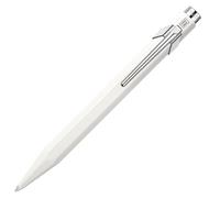 Caran d'Ache Stylo à bille 849 Classic Line - Blanc laqué - Épaisseur de trait : M - Couleur de l'encre : bleu - Longueur : 13 cm - 0846.001