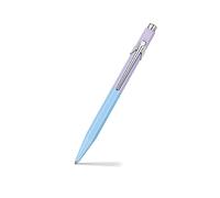 Caran D'Ache Stylo à bille 849 Paul Smith bleu ciel/lavande, recharge M noire, en Slimpack