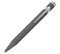 Caran d'Ache Stylo-bille 849 Popline avec étui Gris laqué Épaisseur de trait : M Couleur de l'encre : bleu Longueur : 12,5 cm 1 Unité (Lot de 1)