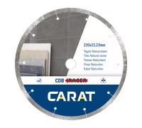 Carat CDBM230300 Lame De Scie Diamantée Acier - 230 X 22.23mm - Carrelage/Pierre Naturelle