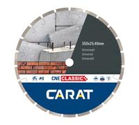 Carat CNEC350400 - Lame Scie Diamantée Pour Sciage À Eau - 350 X 25,4mm - Universel