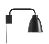 Fritz Hansen Lampe de lecture murale Caravaggio Noir