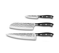 SABATIER TROMPETTE - CARBON - Set de 3 couteaux de cuisine G