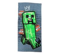 Carbotex Minecraft MC2422454 Serviette de plage Serviette de bain 70 x 140 cm