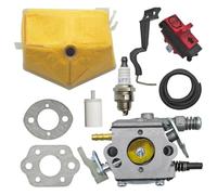 Carbu Carburateur Interrupteur Carburateur Ligne Filtre À Air Et Carburant Pour Tronçonneuse Pour 55 50 51 503281504 530717901 Joint De Levier Bougie D'allumage Carburateur débroussailleuse