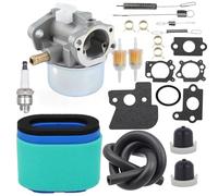 Carburateur 790120 pour tondeuse à gazon John Deere JA60 JA62 JA65 JS40 JS45 JS60 JS61 JS63 JS63C JS63E 53,3 cm AM134697 AM130382 692648 49961 7 glucides