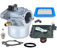 Carburateur 799868 compatible avec carburateur Briggs & Stratton 498170 799872 694202 497586 498254 790821 - Pour carburateur Briggs & Stratton 14111 + 795259 Base d'amorçage pour filtre à air Par
