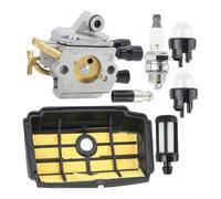 Carburateur Alliage Durables Pour MS194TC MS194TCE | Alliage aluminium pour robuste, remplacement pièce 1137 120 0621, installation rapide, couleur jaune, taille compacte