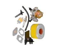 Carburateur avec filtre à air et huile, joint de bougie d'allumage | Kit de plaque d'espacement de support de tuyau adapté à la vibration Scheppach HP1100S HP2000S