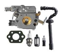 Carburateur avec Joint et Filtre à Essence Tuyau Bougie d’Allumage pour Tronçonneuse STIHL MS210 MS230 MS250 021 023 025 ZAMA