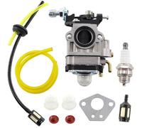 Carburateur avec Tuyau, Bougie d'allumage et Filtre à Essence pour 52cc 49cc 43cc Moteur de Débroussailleuse Convient à Une Grande