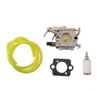 Carburateur compatible avec tronçonneuse Mcculloch 3516 3200 3205 3210 32cc 35cc 38cc CS6mho35ub24ra avec construction en acier et ensemble complet de filtres de conduite de carburant