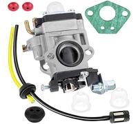 Carburateur de 15 mm pour moteurs 2 temps de 33 cc à 52 cc, tondeuse à gazon, taille-haie, scooter avec kit d'installation complet