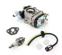 Carburateur de coupe-herbe pour débroussailleuse Alko BC410 BC 4125 4535, carburateur, bougie d'allumage, filtre à carburant, tuyau, kit de carburateur~0522