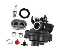 Carburateur de Moteur de Tondeuse à Gazon adapté for Briggs-Stratton 799584 593261 595656 591160 300E 450E 500E 550EX 125cc 140cc 4.5HP 591979 Ensemble(799584 Set)