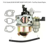 Carburateur de moteur pour Honda GX160 GX168F GX200 5,5 CV 6,5 CV + joint de tuyau de carburant, accessoires de voiture~0077