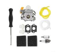 Carburateur de rechange 308054012 pour débroussailleuse Homelite/Ryobi 25-30cc Remplace C1U-H60D 3074504 308054003 985624001 avec filtre à air et ampoule d'amorçage
