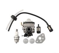 Carburateur de rechange pour débroussailleuse Tanaka Tbc-225 Tbc-225c Tbc-230b - Pièce OEM n° 6690512 avec kit de conduite de carburant pour rondelles d'amorçage