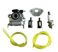 Carburateur de rechange pour taille-haie Tanaka TC2200 modèle 6690487 WYL120 compatible avec 2 moteurs de débroussailleuse, y compris conduite de carburant et joints