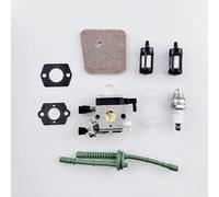 carburateur de tondeuse à gazon Carburateur Débroussailleuse Pour STIHL FS45 FS38 HS45 FS55 KM55R FS46 FS55RC FS55C FS55T FS45L(1 Set)
