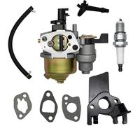 Carburateur Kit pour Honda GX160 GX200 5.5-6.5HP 196cc 212cc Predator 212cc 224cc avec Bougie, Isolateur, Remplace 16100-ZH8-822
