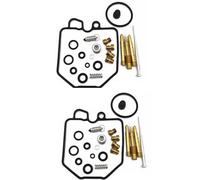 Carburateur Membrane Joint Entretien Kit De Réparation Carburateur pour Hawk 400, pour CB400T pour CB400N Réfection Complet Comprenant Pointeau, Siège Joint(Ensemble 4)