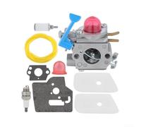 Carburateur Pour 128C 128CD Débroussailleuse Kit Réparation | Compatible 128C, 128CD, inclus filtres air, bulles d'amorçage, joints, tuyau carburant, robuste