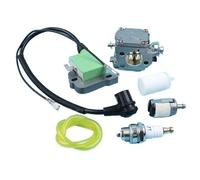 Carburateur Pour 268 272 272XP 61 266 tronçonneuse 5039014-01 pour étincelle pour bougie carburateur bobine d'allumage filtre à carburant ligne Kit