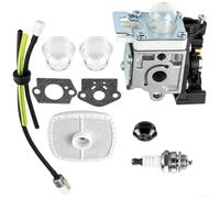 Carburateur pour débroussailleuses Echo 225 Series compatible avec Gt225i Srm225i Pas225 Pe225 Shc225s Modèles remplace A021001692 pour Zama Rb-k93 Moteur Fuel Mix Part