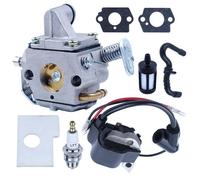 Carburateur pour Stihl 018 MS180 MS180C MS170C 1130-120-0603 avec Kit de mise au point du tuyau de carburant de bobine d'allumage