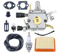 Carburateur pour STIHL FS120 FS200 FS250 FS300 FS350 FR350 Débroussailleuse, Accessoire FS 250 Pièces de Rechange Carbu Kit avec