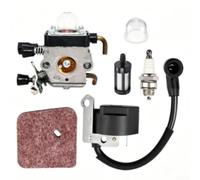 Carburateur pour Stihl-FS38 FS45 FS46 FS55 KM55 FC55 HS45 - Kit de remplacement pour débroussailleuse - Petit moteur pour désherbeur de jardin