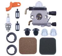 Carburateur pour taille-bordures STIHL FS85 FS85R FS80 FS72, ADEFOL Carburateur avec joints passe-fil filtre à carburant bougie d'allumage Kit d'entretien des désherbeurs