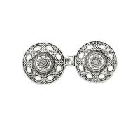 Cardigan Clip 2 pièces femmes décoratif brillant cristal Cape fermoirs attaches paire boucle broche pince Vintage Cardigan collier Clips support