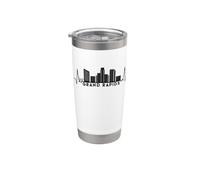 Cardiogram Skyline USA Grand-Rapids Gobelet isotherme en acier inoxydable double paroi