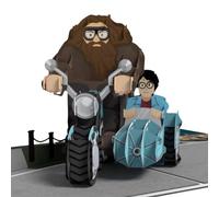 Cardology - Carte pop-up Hagrid 3D sous licence officielle Harry Potter | Carte d’anniversaire magique pour fans | Cadeau original pour homme, femme, enfant | Fait main et emballage DIY Poudlard