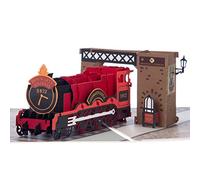 Cardology - Carte pop-up Poudlard Express 3D sous licence officielle Harry Potter | Cadeau magique pour fans | Carte d'anniversaire, produits dérivés du monde des sorciers | Fait main