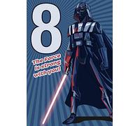 Cards Hallmark Star Wars Dark Vador 8e anniversaire 8 La force est forte avec vous