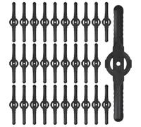 cardyven 30 Lames de tête de, 5,5 x 1,3 Pouces, Herbe en Plastique, remplace Le -Herbe électrique, Accessoires de Tonte à Lame Longue pour Machine de désherbage de pelouse de Jardin