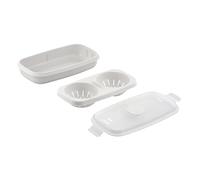 CARE+PROTECT Pocheuse à œufs pour micro-ondes - Coquetier double - Cuiseur vapeur - Pocheuses à œufs double couche - Machine à omelettes - Antiadhésive - Sans BPA - Lavable au lave-vaisselle - 24 x 12,5 x 6 cm