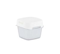 CARE + PROTECT Récipient Aliments Filtre Charbon, 1.6 L, Blanc | Garde Fruits et Légumes Frais Plus Longtemps, Réduit le Gaspillage, Récipient Ventilé avec Insert, Couvercle Hermétique