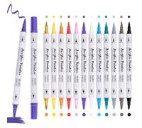 Carehabi Lot de 12 marqueurs acryliques imperméables pour verre, bois, toile, céramique, Noël, Pâques, bricolage (12)