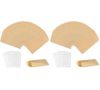 Carehabi - Lot de 200 petits sachets plats marron - Mini sacs en papier kraft pour cadeaux d'invités, bijoux, bonbons, cartes de Noël, pièces de monnaie (9 x 13 cm)