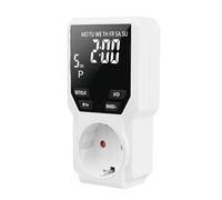 Carehabi Timer Journalier,Puissance Maximale 16A/3680W,Prise Minuteur avec Protection Contre Les Contacts Accidentels,Minuterie Prise Numérique pour 3 Programmes de Commutation et Compte à Rebours